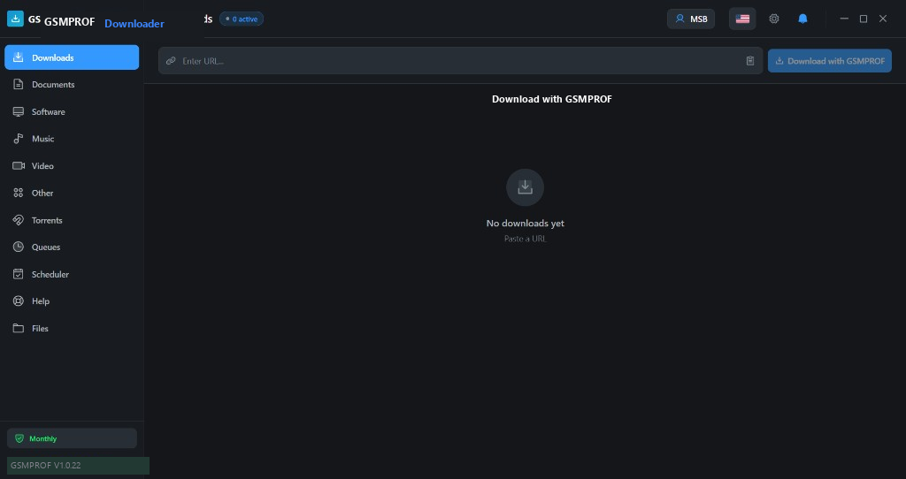 GSMPROF Downloader — Downloads